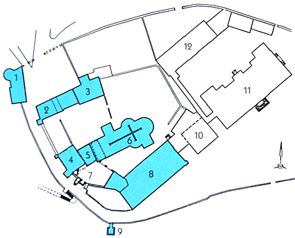 Grundriss Kommende Hohenrain