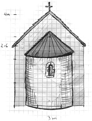 Kapelle hinten mit Apsis