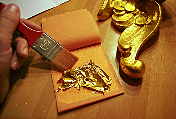 vergolden Blattgold