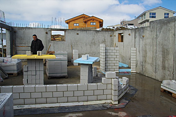 Hausbau Untergeschoss