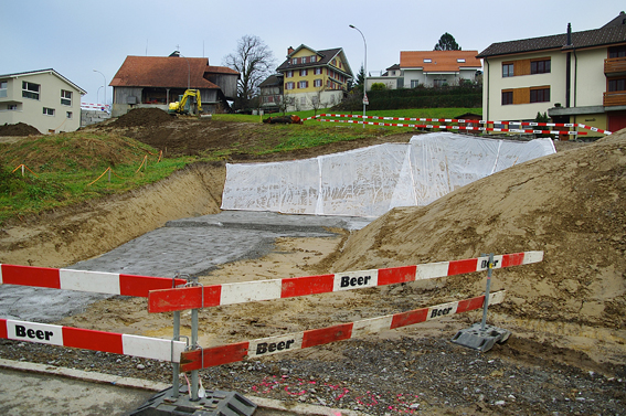 Aushub Neubau Haus